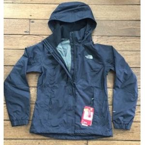THE NORTH FACE WOMEN'S RESOLVE 2 JACKET BLACK Sz S